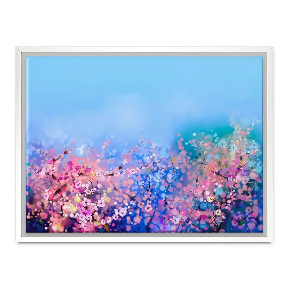 Blossoming In Pink Canvas Print Blossoming In Pink Canvas Print wall art product Art Print Shop