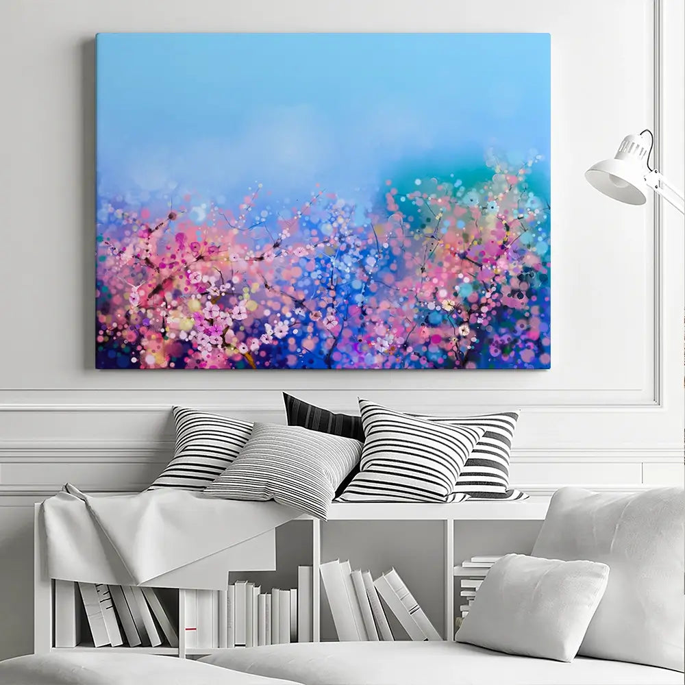 Blossoming In Pink Canvas Print Blossoming In Pink Canvas Print wall art product Art Print Shop