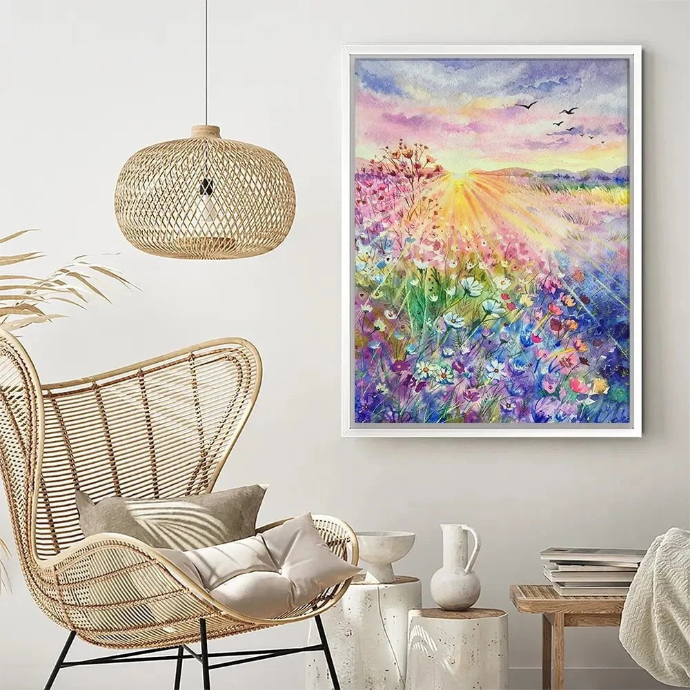 Blossoming Meadow Canvas Print Blossoming Meadow Canvas Print wall art product EL_Art / Shutterstock
