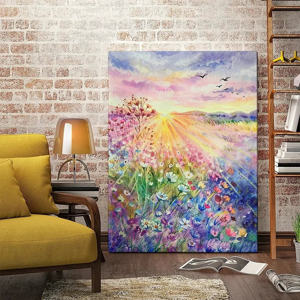 Blossoming Meadow Canvas Print Blossoming Meadow Canvas Print wall art product EL_Art / Shutterstock