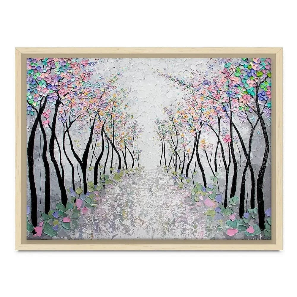 Blossoms In The Breeze Canvas Print Blossoms In The Breeze Canvas Print wall art product Nada Khatib