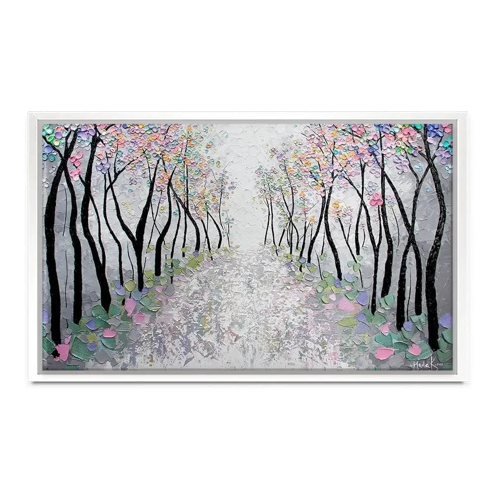 Blossoms In The Breeze Canvas Print Blossoms In The Breeze Canvas Print wall art product Nada Khatib