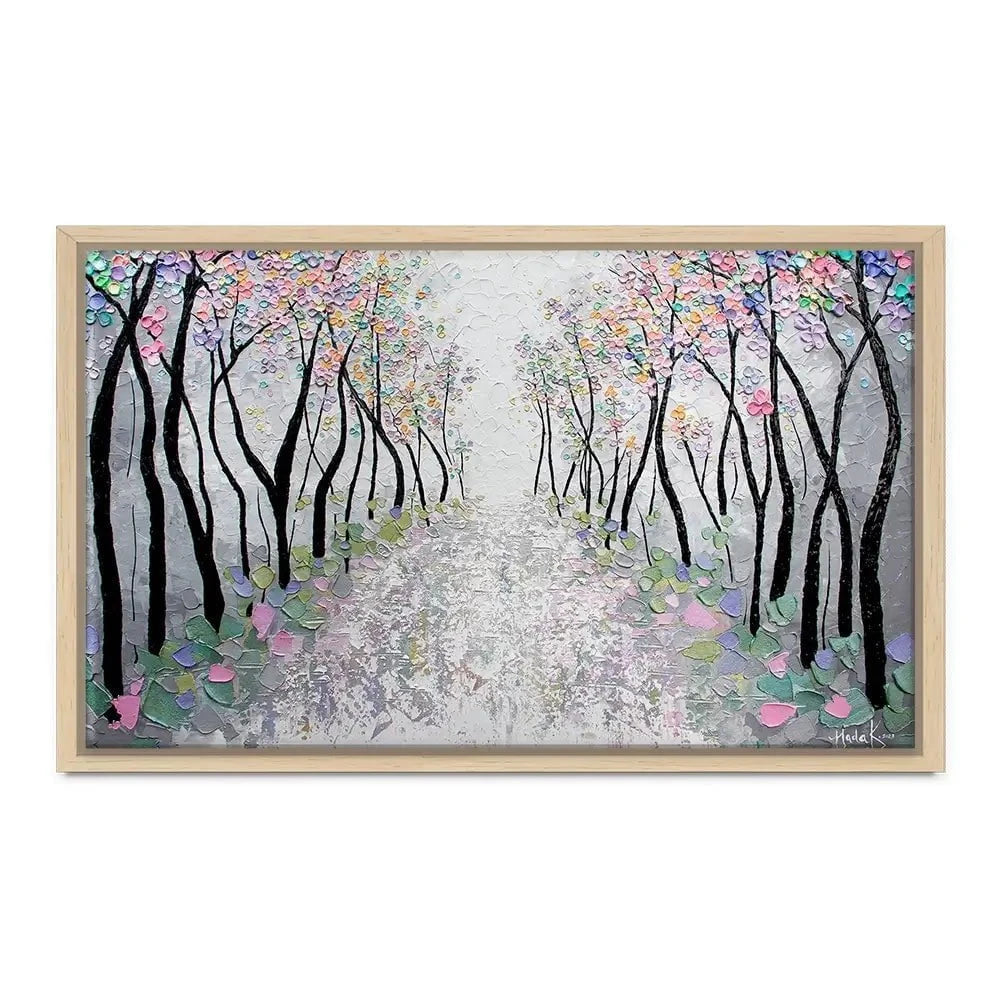 Blossoms In The Breeze Canvas Print Blossoms In The Breeze Canvas Print wall art product Nada Khatib