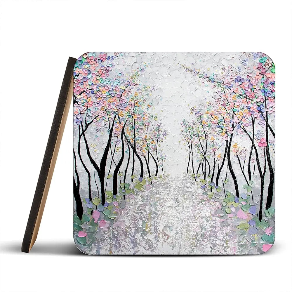 Blossoms In The Breeze Coaster Set Blossoms In The Breeze Coaster Set wall art product Nada Khatib
