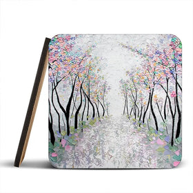 Blossoms In The Breeze Coaster Set Blossoms In The Breeze Coaster Set wall art product Nada Khatib