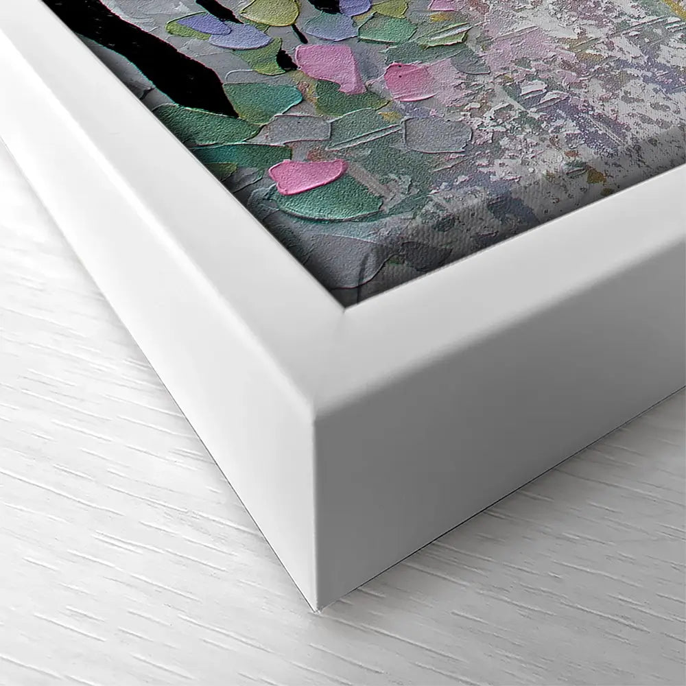 Blossoms In The Breeze Square Canvas Print Blossoms In The Breeze Square Canvas Print wall art product Nada Khatib