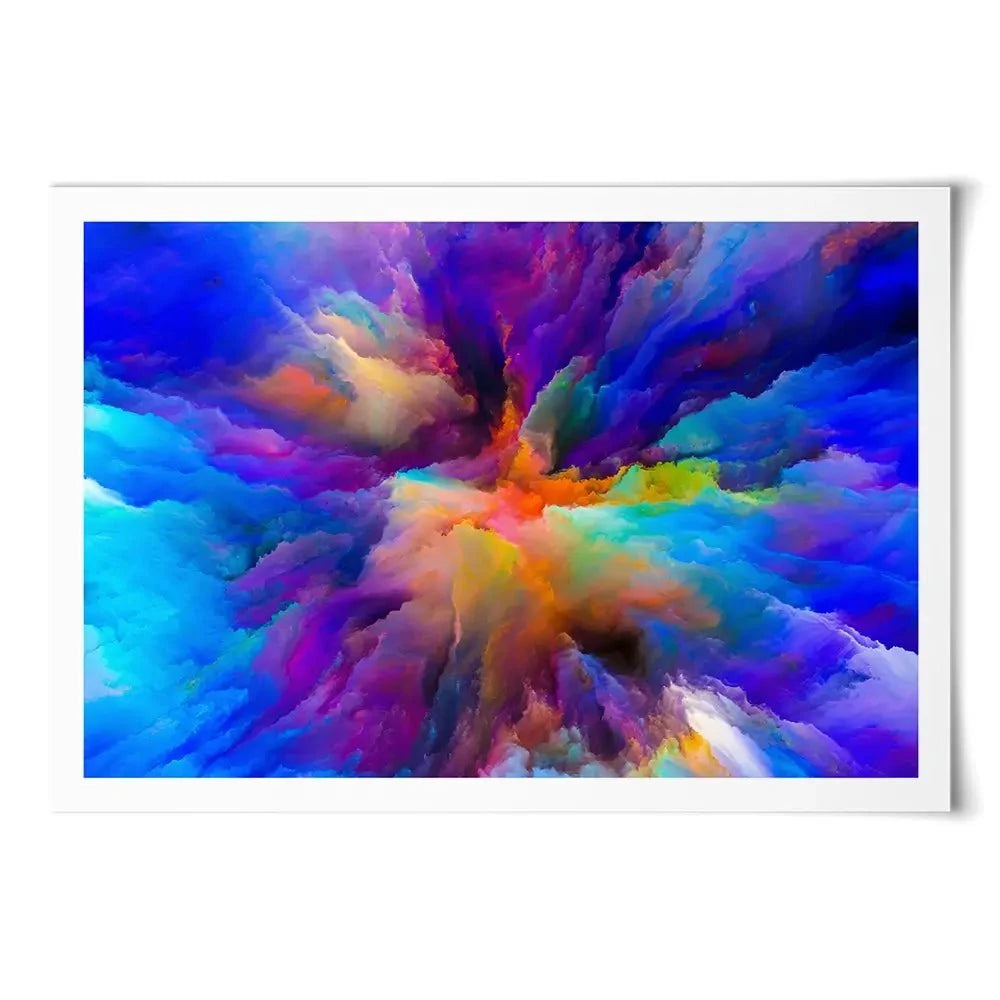 Blue Abstract Art Print Blue Abstract Art Print wall art product agsandrew / Shutterstock