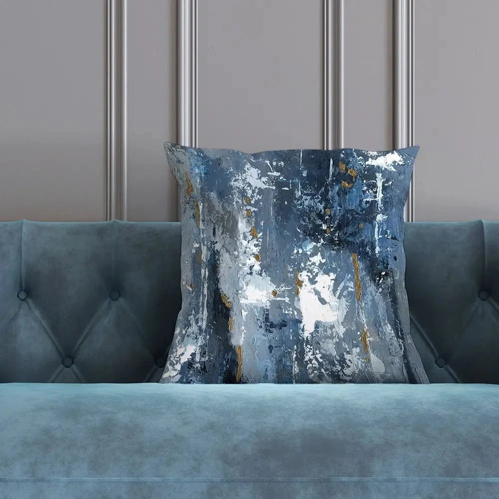 Blue Abstraction Cushion Blue Abstraction Cushion wall art product Svetlana Aleynikova