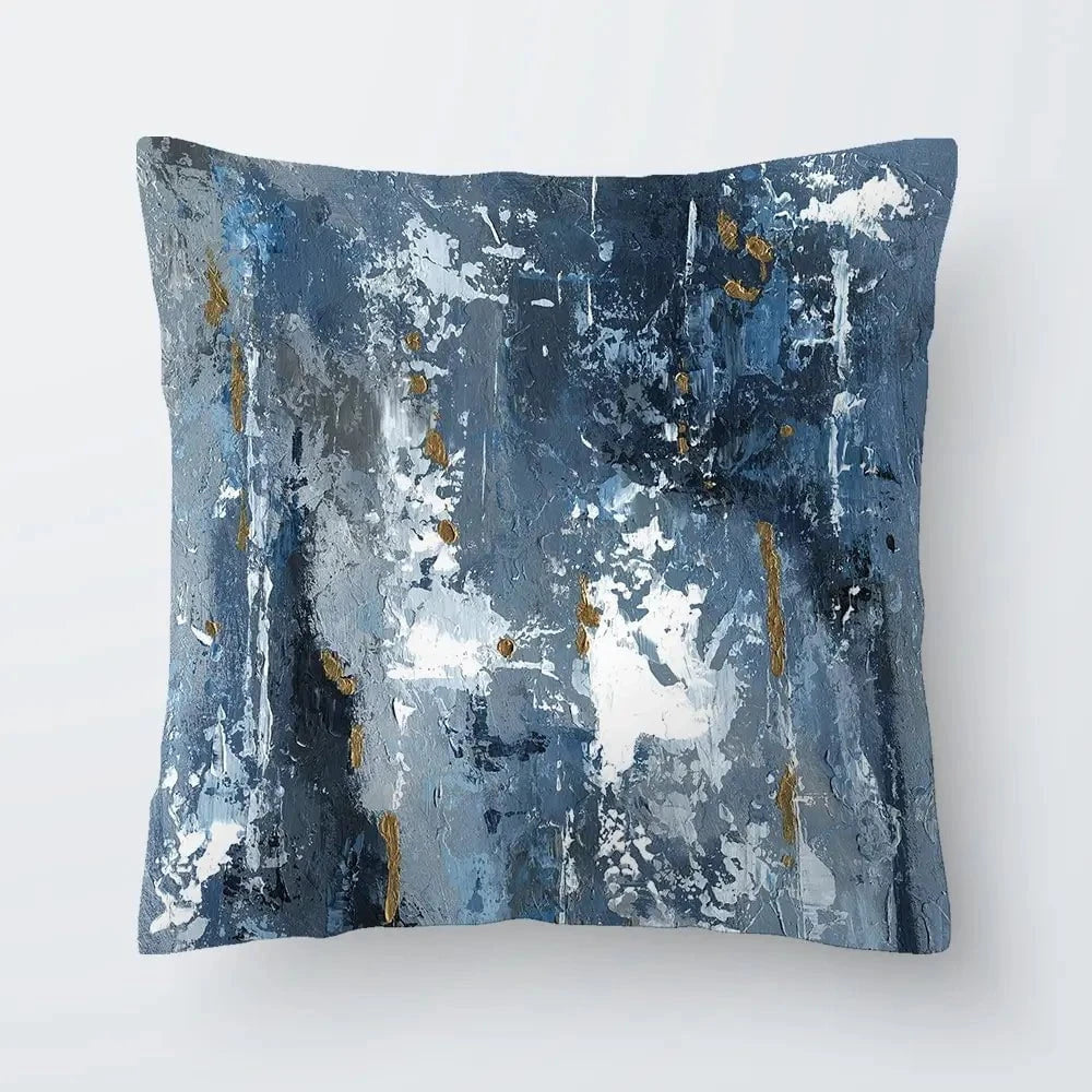 Blue Abstraction Cushion Blue Abstraction Cushion wall art product Svetlana Aleynikova