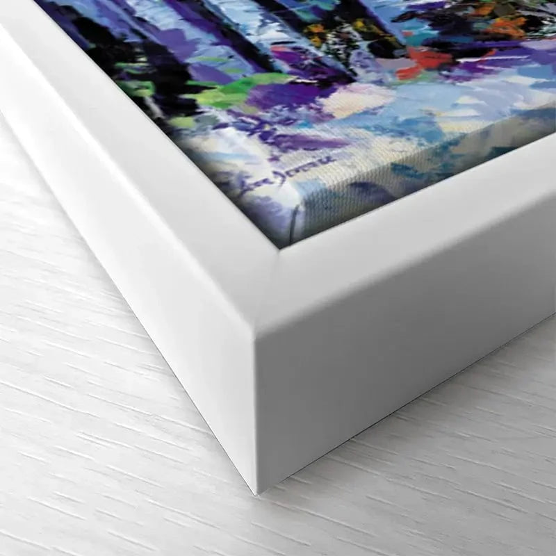 Blue Birches Canvas Print Blue Birches Canvas Print wall art product Leon Devenice
