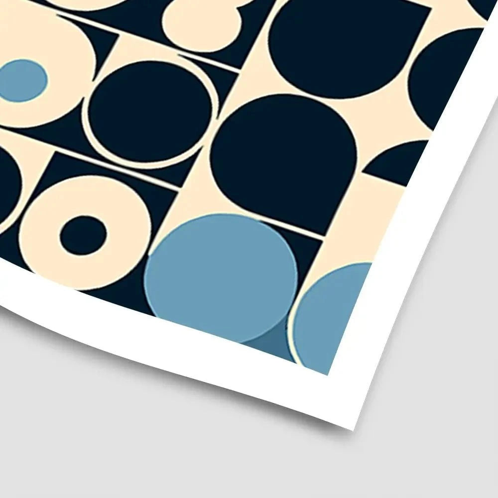 Blue Bubbles Art Print Blue Bubbles Art Print wall art product P & M Print Gallery