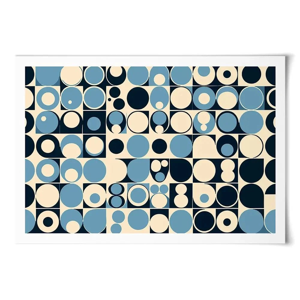Blue Bubbles Art Print Blue Bubbles Art Print wall art product P & M Print Gallery