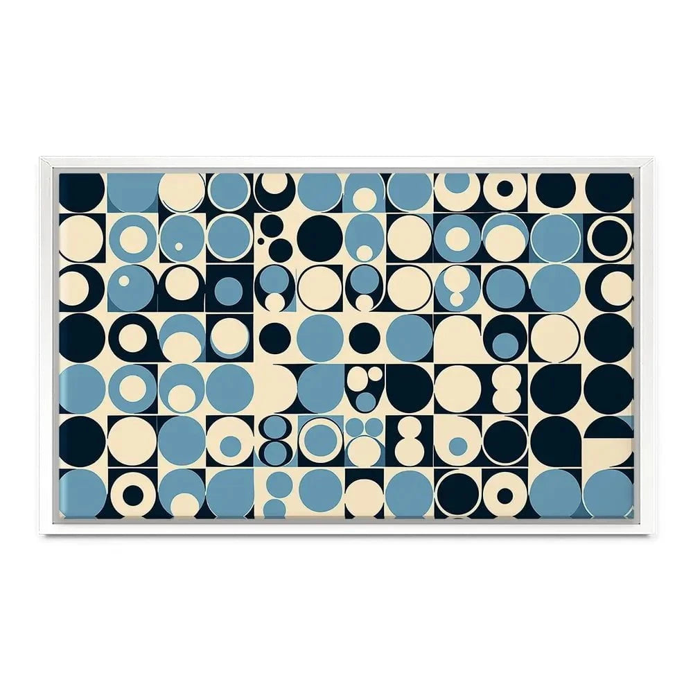 Blue Bubbles Canvas Print Blue Bubbles Canvas Print wall art product P & M Print Gallery