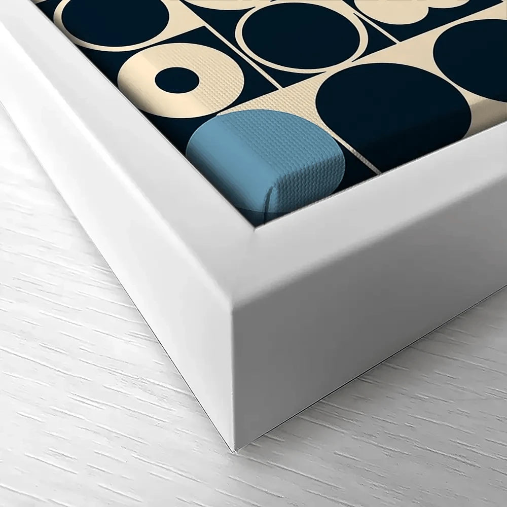 Blue Bubbles Canvas Print Blue Bubbles Canvas Print wall art product P & M Print Gallery