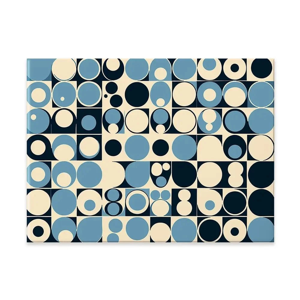 Blue Bubbles Canvas Print Blue Bubbles Canvas Print wall art product P & M Print Gallery