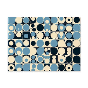 Blue Bubbles Canvas Print Blue Bubbles Canvas Print wall art product P & M Print Gallery