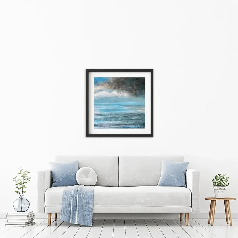 Blue Calm Framed Art Print Blue Calm Framed Art Print wall art product Craig Askew