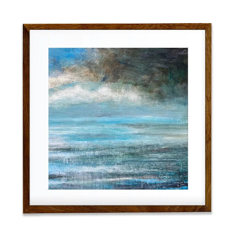Blue Calm Framed Art Print Blue Calm Framed Art Print wall art product Craig Askew
