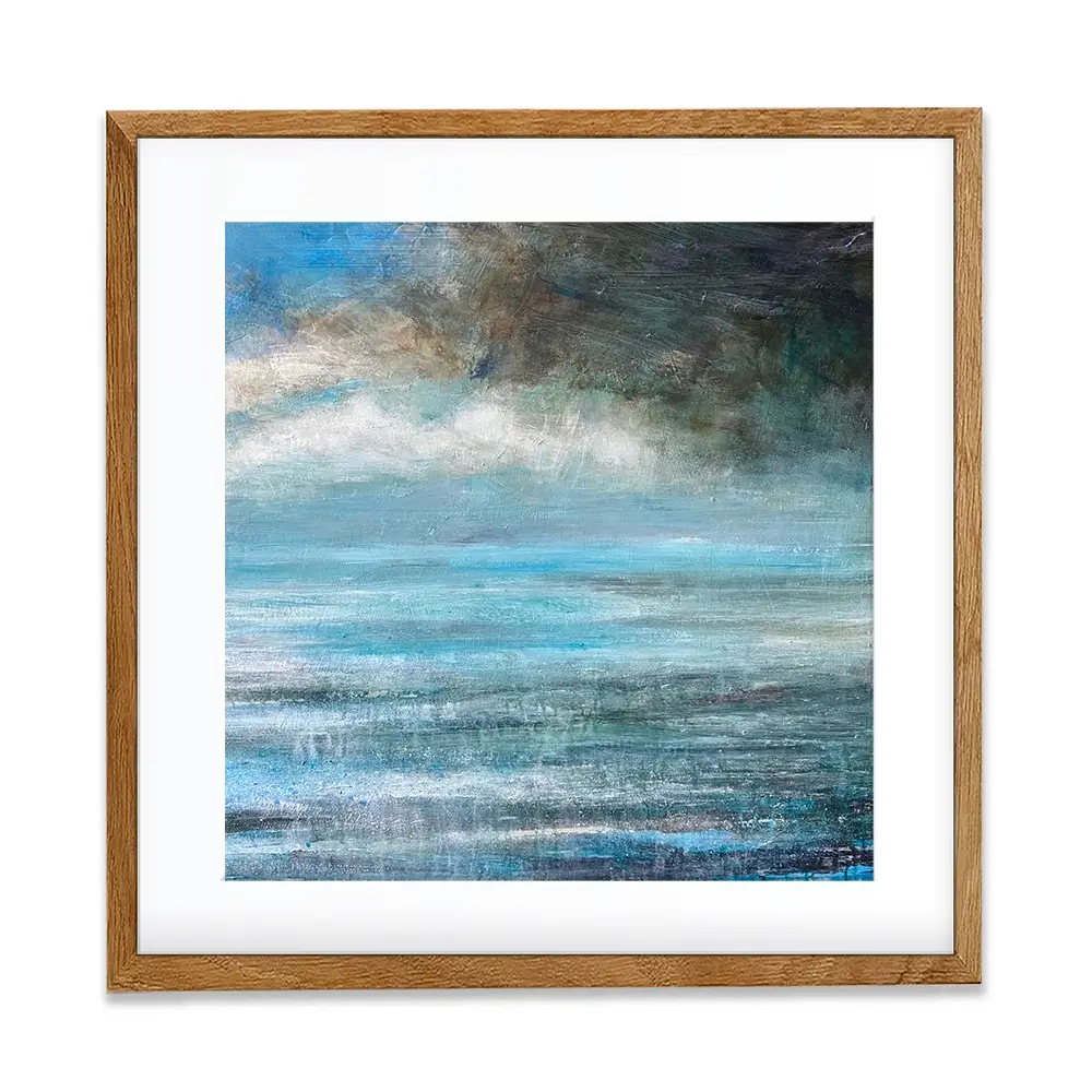 Blue Calm Framed Art Print Blue Calm Framed Art Print wall art product Craig Askew