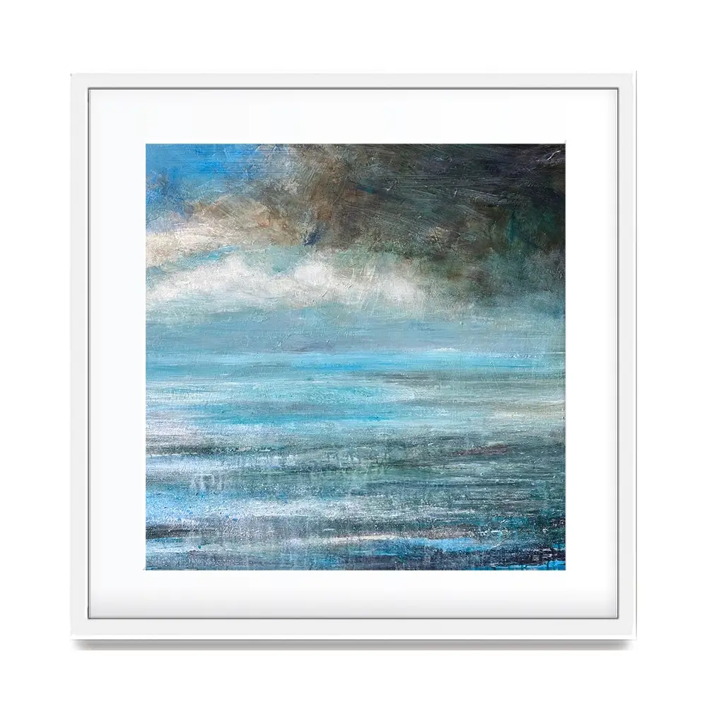 Blue Calm Framed Art Print Blue Calm Framed Art Print wall art product Craig Askew