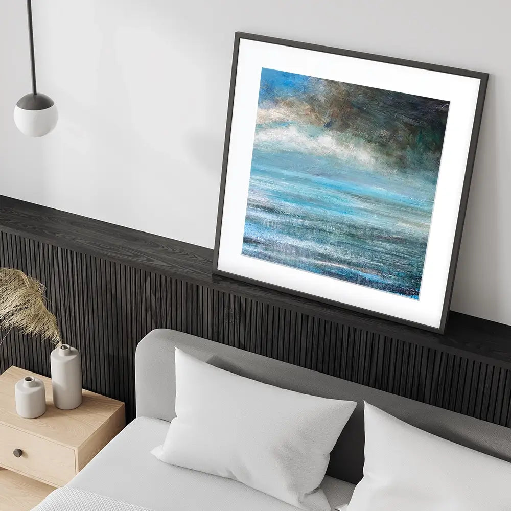 Blue Calm Framed Art Print Blue Calm Framed Art Print wall art product Craig Askew