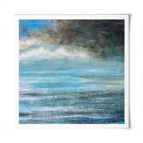 Blue Calm Square Art Print Blue Calm Square Art Print wall art product Craig Askew