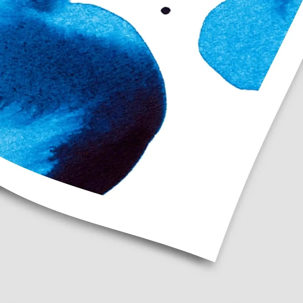 Blue Drops Art Print Blue Drops Art Print wall art product Annie Warren