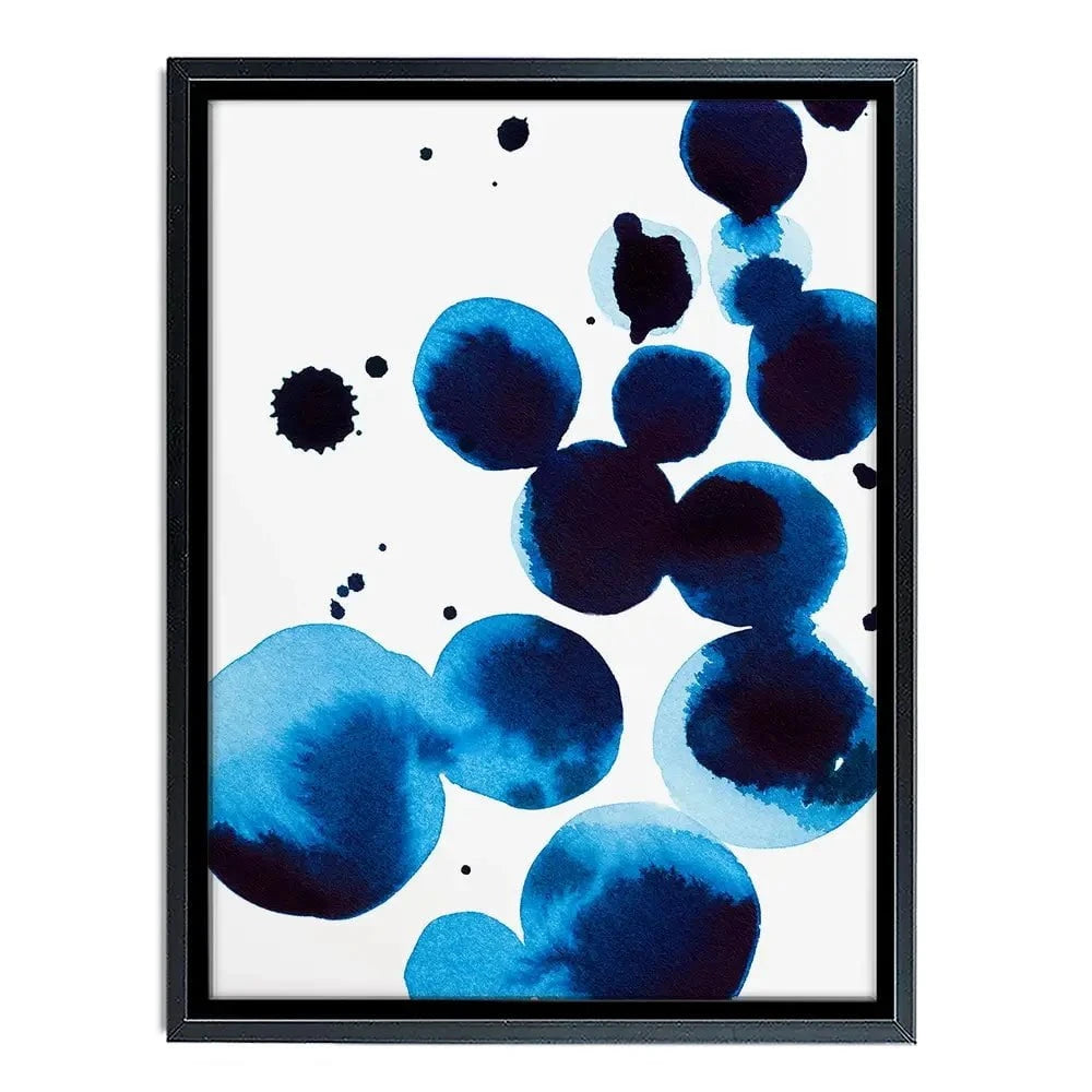 Blue Drops Canvas Print Blue Drops Canvas Print wall art product Annie Warren