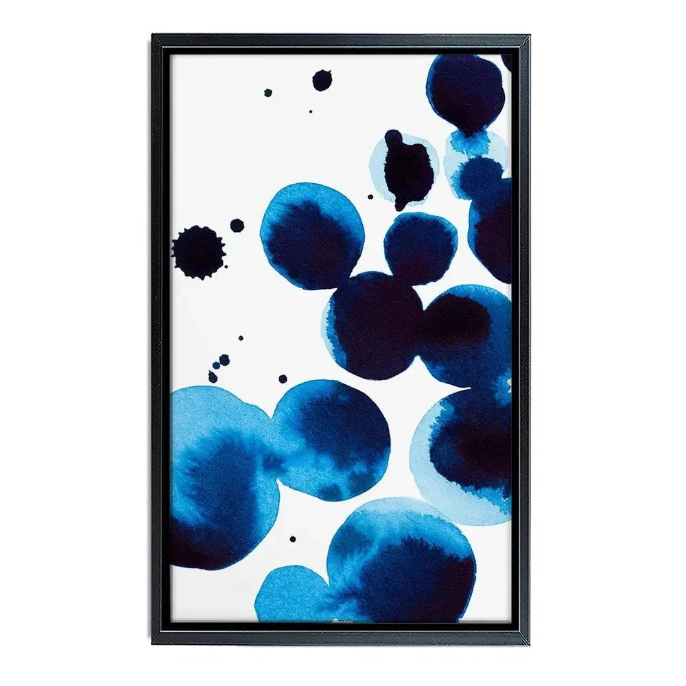 Blue Drops Canvas Print Blue Drops Canvas Print wall art product Annie Warren