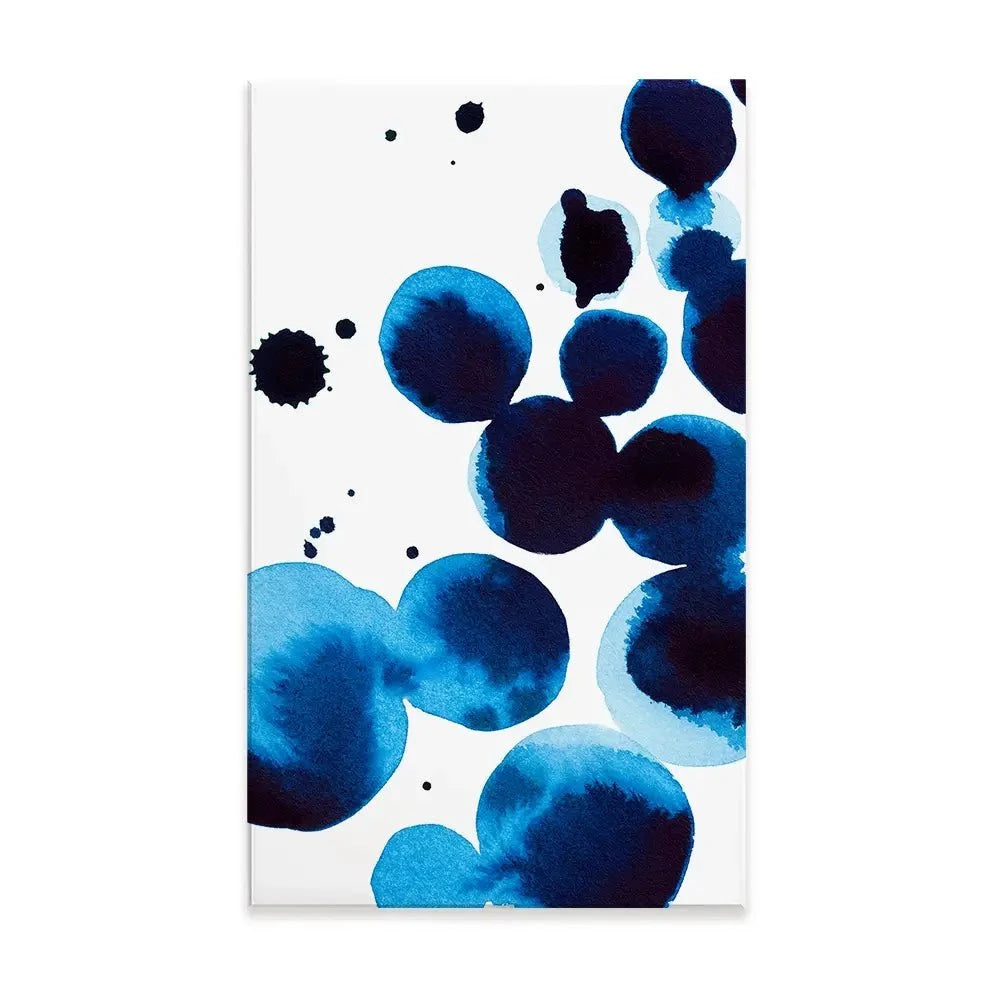 Blue Drops Canvas Print Blue Drops Canvas Print wall art product Annie Warren