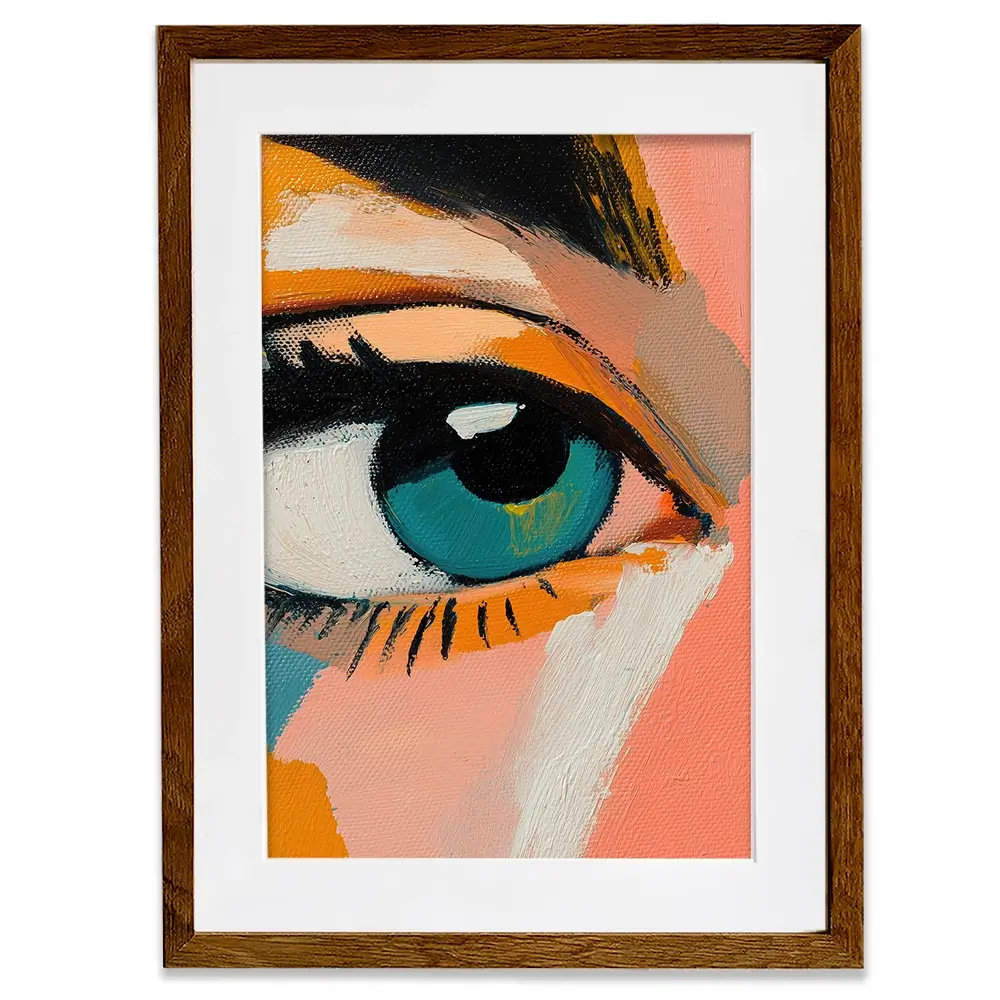 Blue Eyes Framed Art Print Blue Eyes Framed Art Print wall art product Treechild