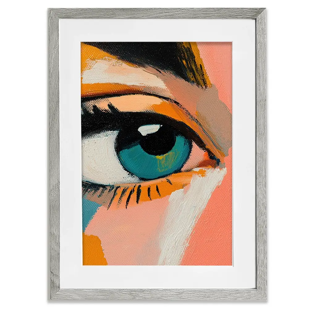 Blue Eyes Framed Art Print Blue Eyes Framed Art Print wall art product Treechild