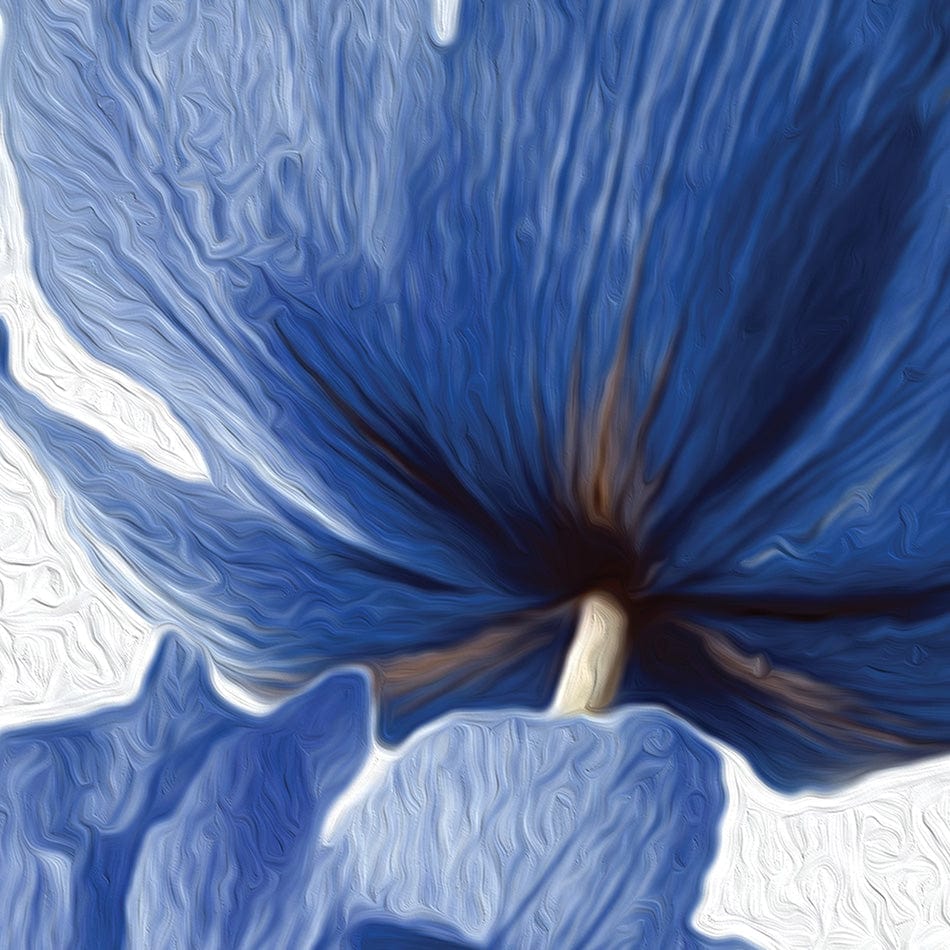 Blue Flowers Square Canvas Print wall art product Creative Idea / Shutterstock