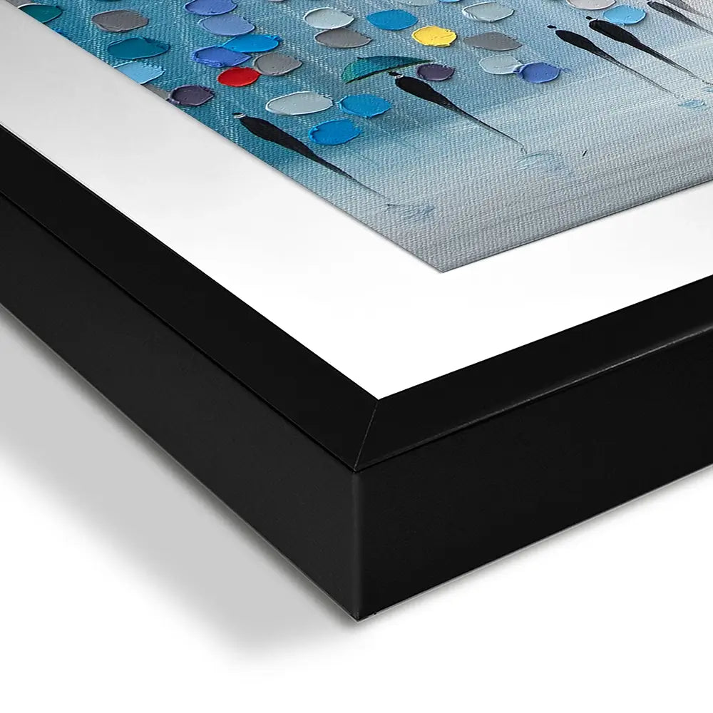 Blue Heaven Square Framed Art Print Blue Heaven Square Framed Art Print wall art product Ekaterina Ermilkina