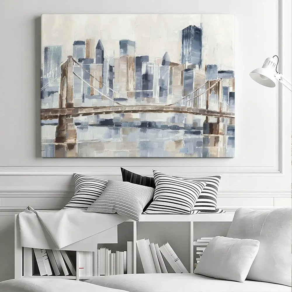 Blue Hour Canvas Print Blue Hour Canvas Print wall art product Ethan Harper