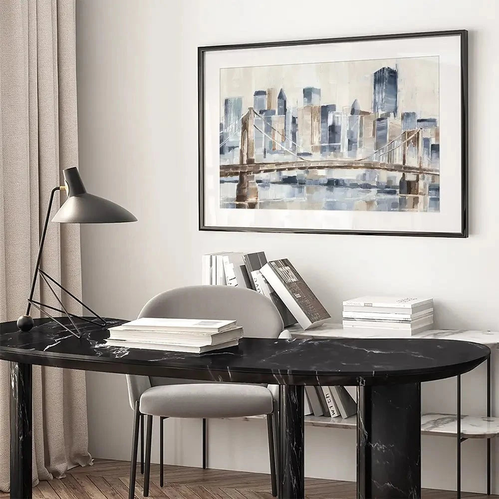 Blue Hour Framed Art Print Blue Hour Framed Art Print wall art product Ethan Harper