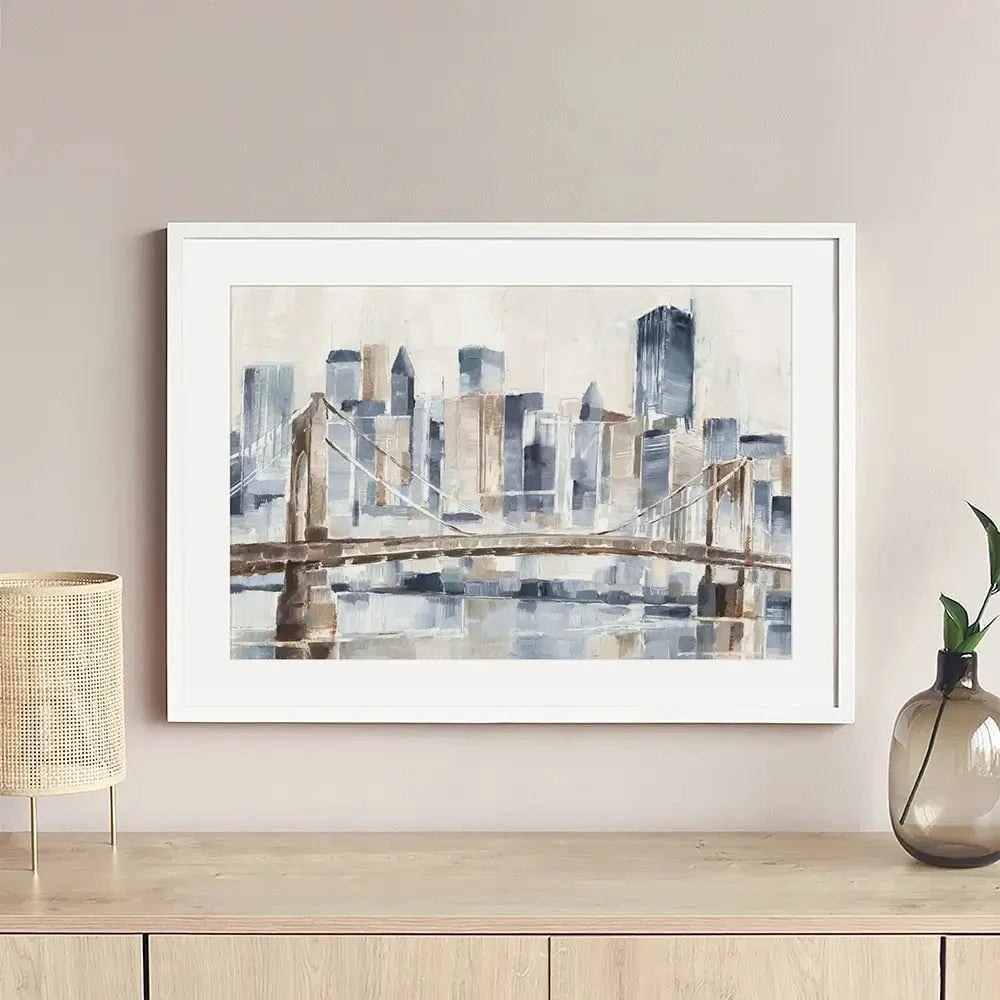 Blue Hour Framed Art Print Blue Hour Framed Art Print wall art product Ethan Harper