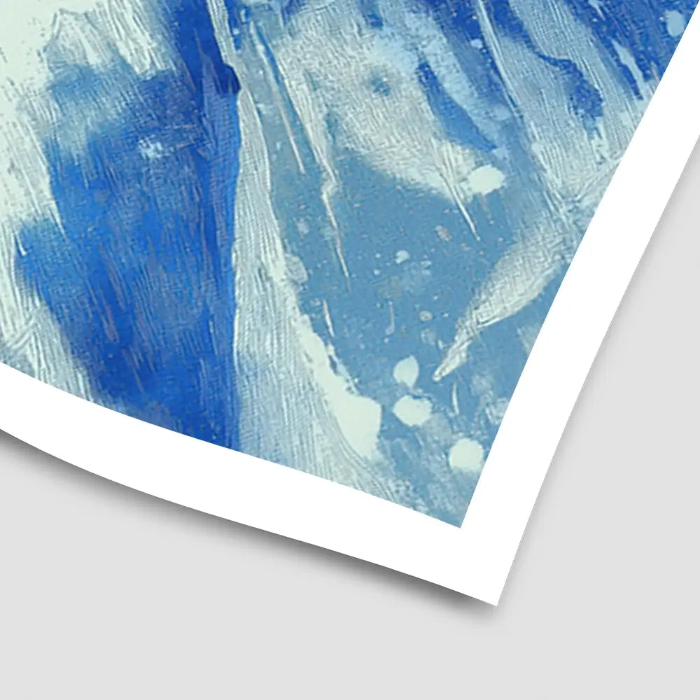 Blue Kingfisher Portrait Art Print Blue Kingfisher Portrait Art Print wall art product Chromatic Storm Studio