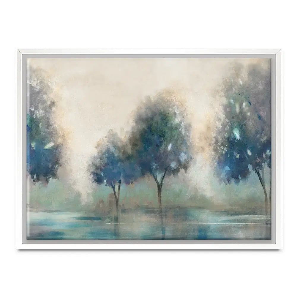 Blue Lakeside Canvas Print Blue Lakeside Canvas Print wall art product Carol Robinson