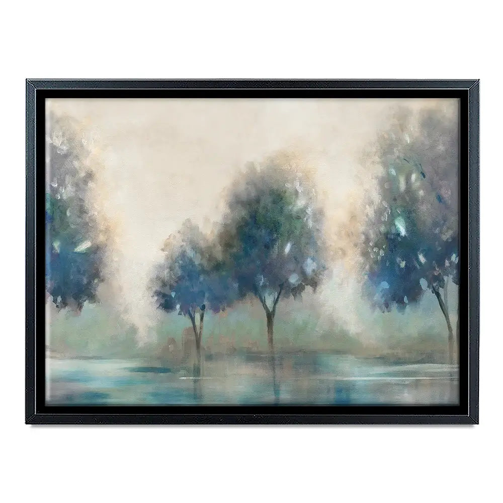 Blue Lakeside Canvas Print Blue Lakeside Canvas Print wall art product Carol Robinson