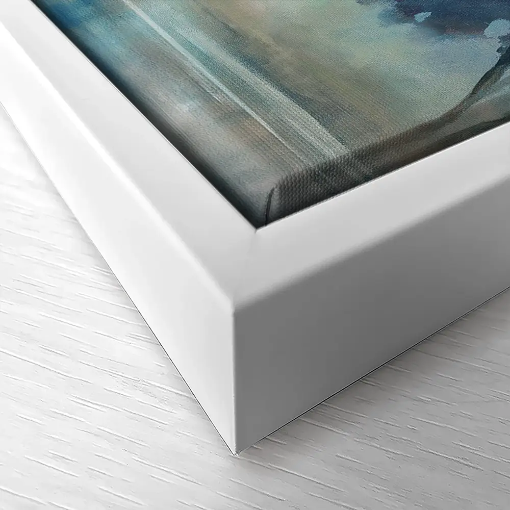Blue Lakeside Canvas Print Blue Lakeside Canvas Print wall art product Carol Robinson