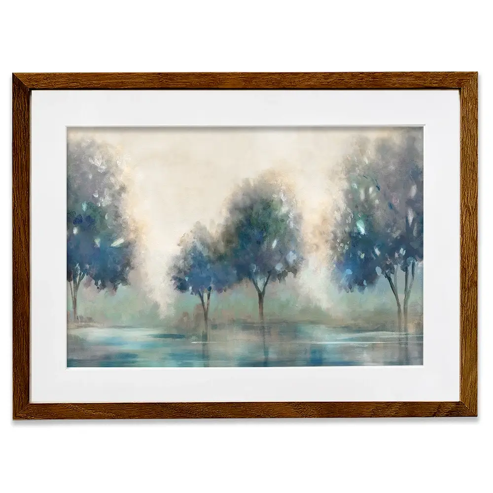 Blue Lakeside Framed Art Print Blue Lakeside Framed Art Print wall art product Carol Robinson
