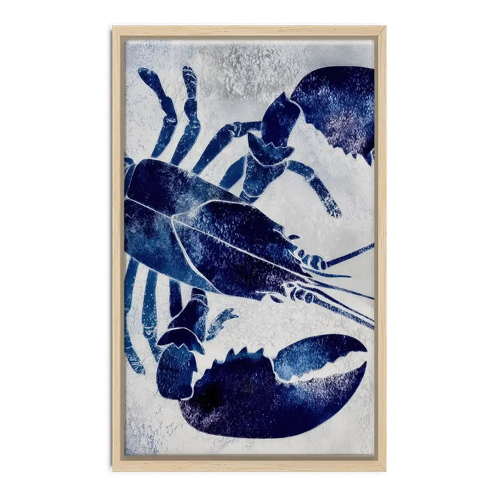 Blue Lobster Canvas Print Blue Lobster Canvas Print wall art product Chromatic Storm Studio