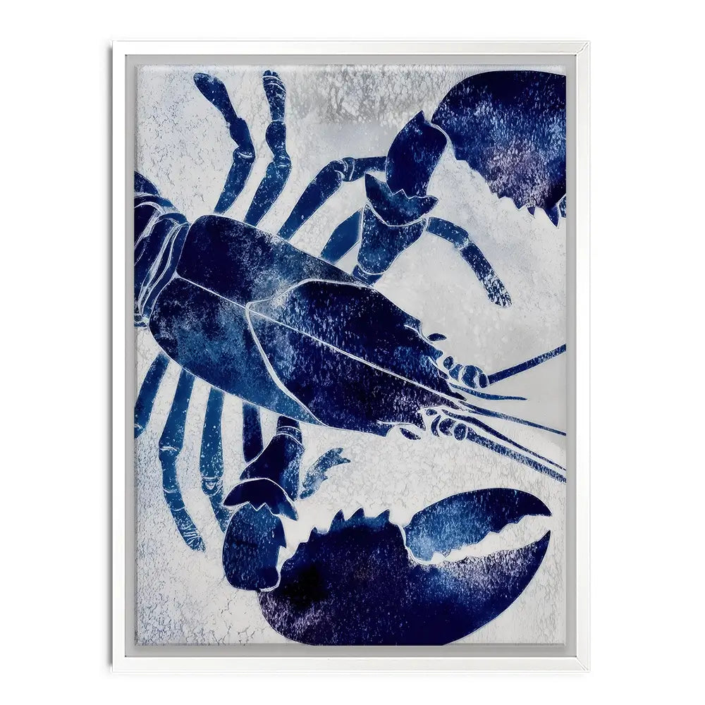 Blue Lobster Canvas Print Blue Lobster Canvas Print wall art product Chromatic Storm Studio
