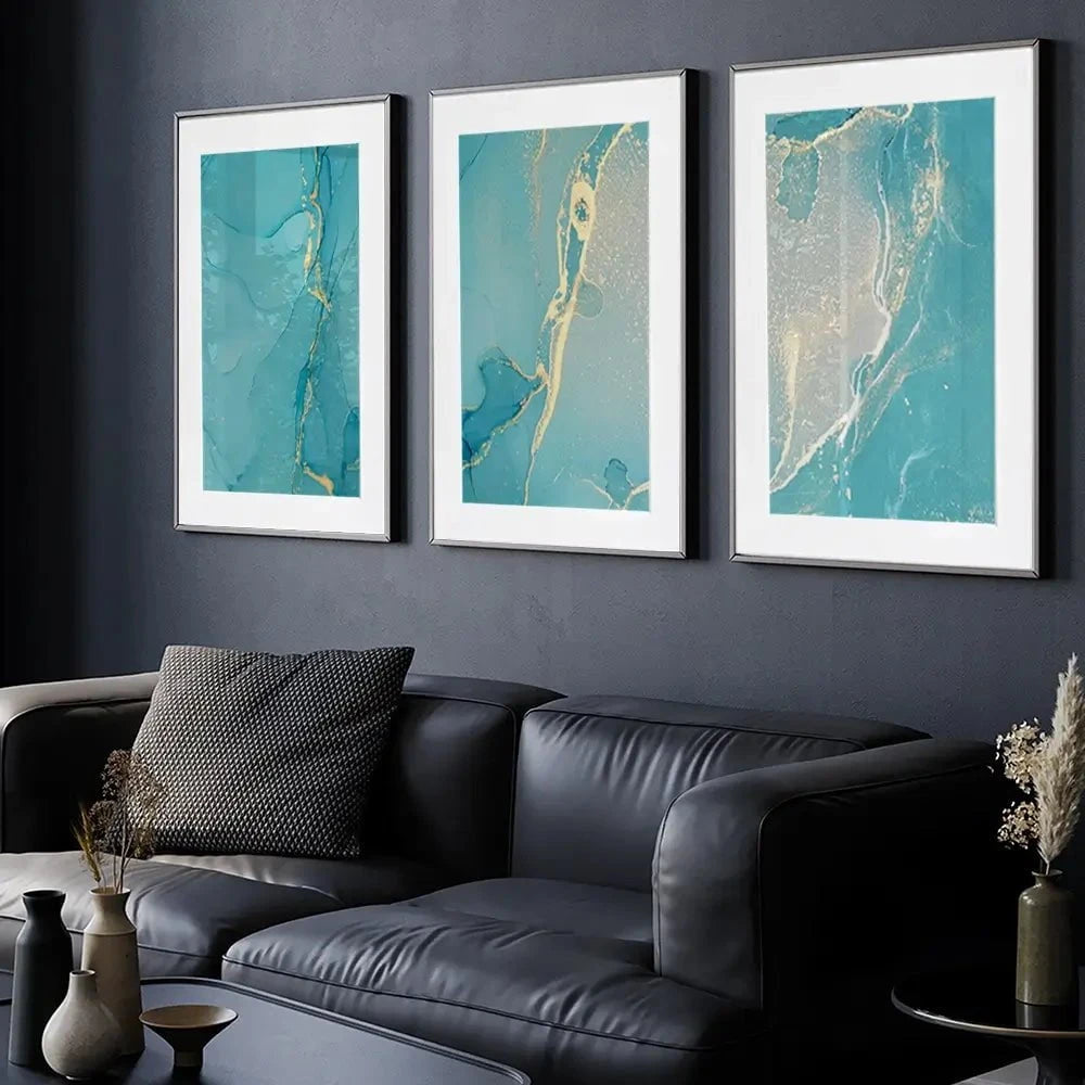 Blue Marble Framed Art Print Trio Blue Marble Framed Art Print Trio wall art product djero.adlibeshe yahoo.com / Shutterstock