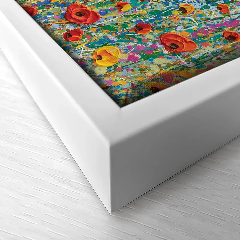 Blue Meadow Canvas Print Blue Meadow Canvas Print wall art product Olga Tkachyk