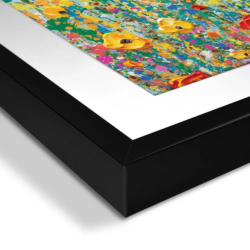 Blue Meadow Square Framed Art Print Blue Meadow Square Framed Art Print wall art product Olga Tkachyk