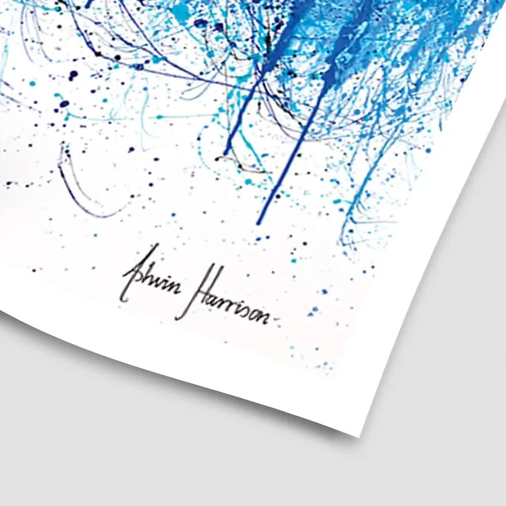 Blue Midnight Tree Art Print Blue Midnight Tree Art Print wall art product Ashvin Harrison