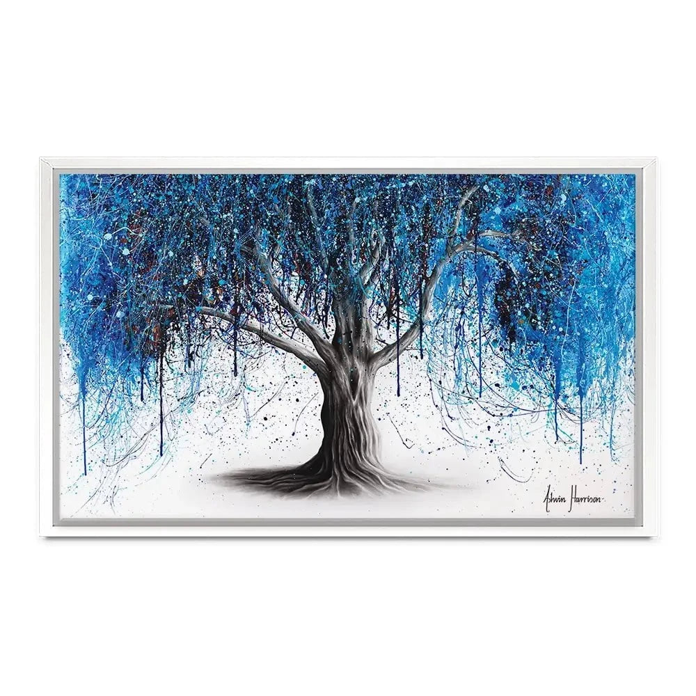 Blue Midnight Tree Canvas Print Blue Midnight Tree Canvas Print wall art product Ashvin Harrison