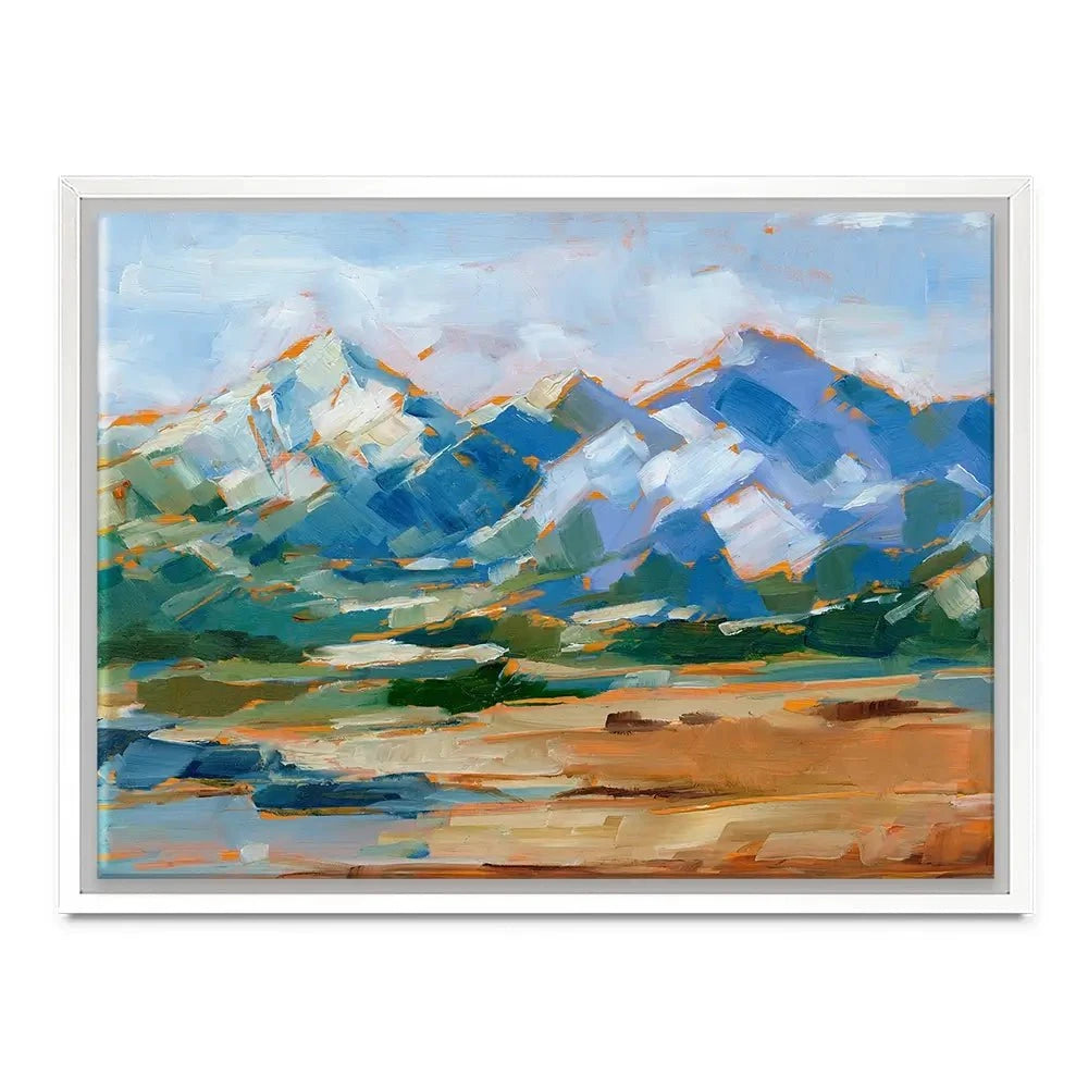 Blue Mountain Peaks Canvas Print Blue Mountain Peaks Canvas Print wall art product Ethan Harper
